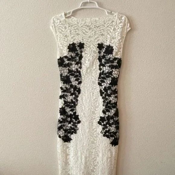 open lace back dress Zara Gown main image 0